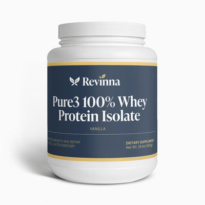 Pure3 100% Whey Protein Isolate (Vanilla)