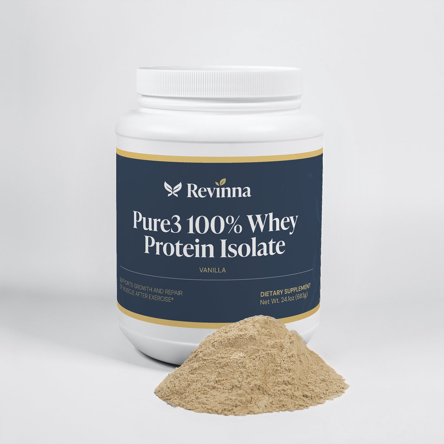 Pure3 100% Whey Protein Isolate (Vanilla)